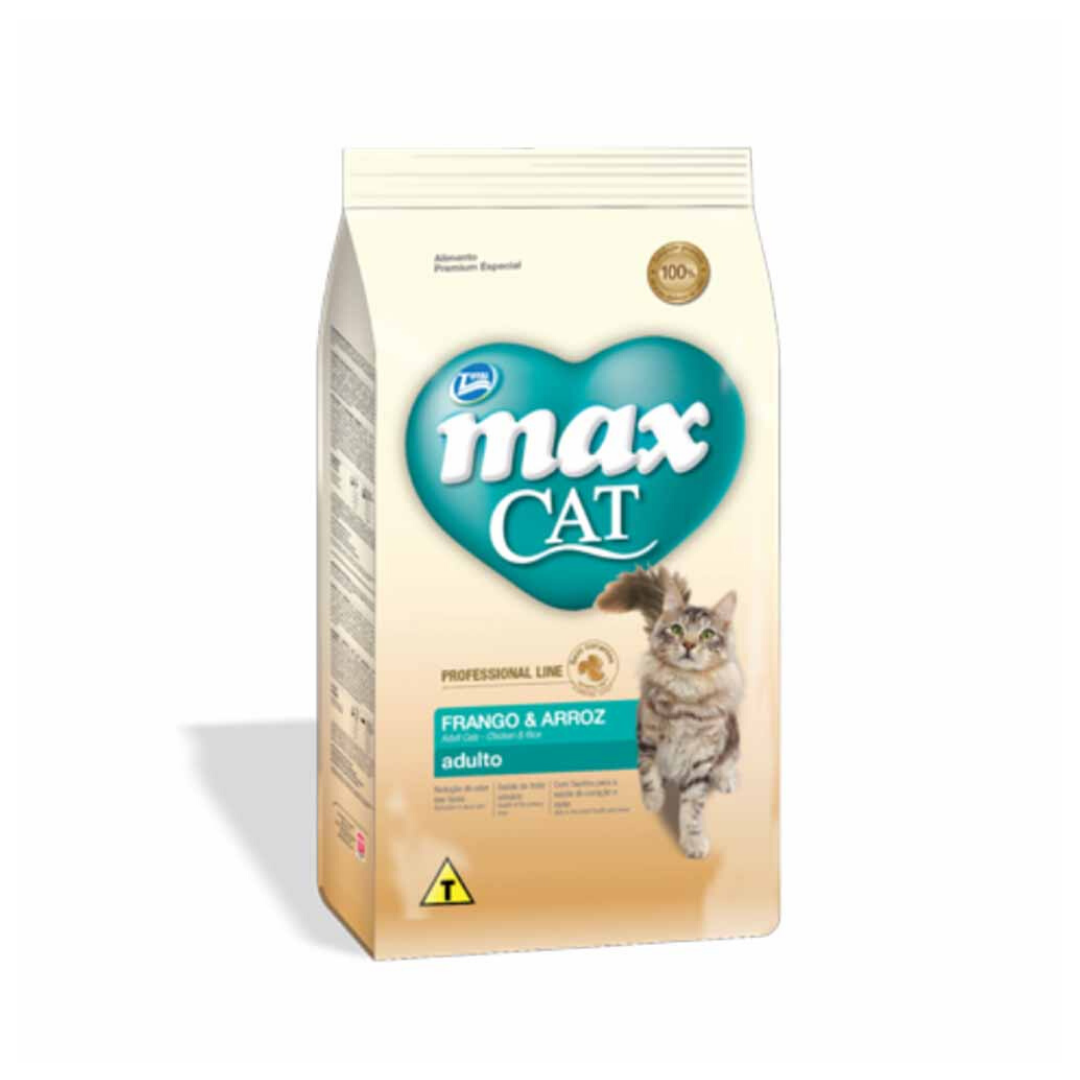 MAX GATO  P. LINE ADULTO FRANGO & ARROZ 1 KG, 3 KG Y 10.1 KG