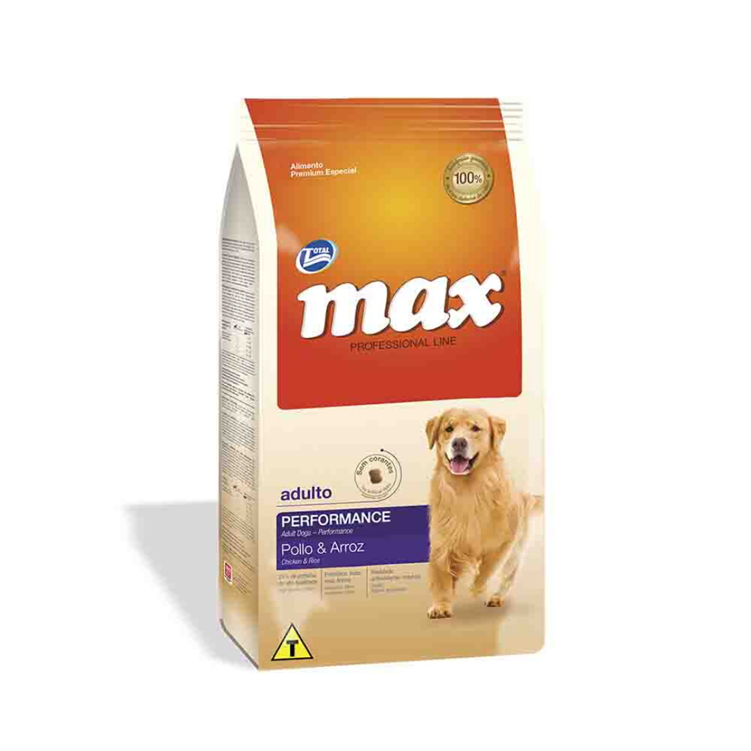 MAX  PERRO ADULTO PERFORMANCE POLLO