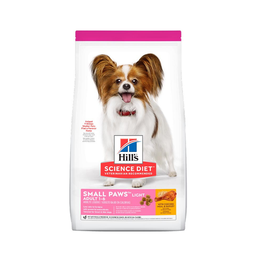 HILLS PERRO  ADULTO 1-6 SMALL PAWS LIGHT 4.5 LB