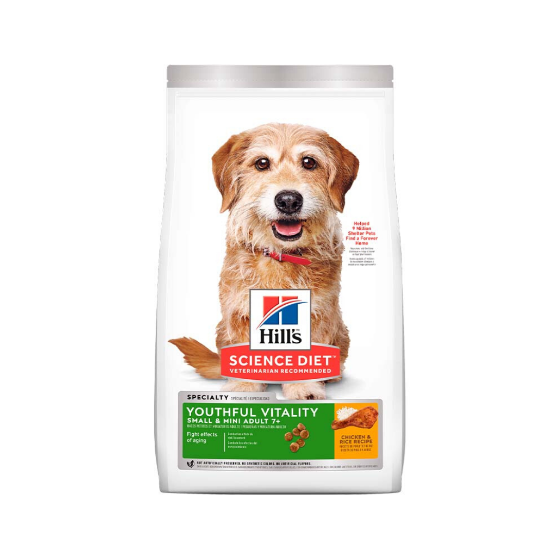 HILLS PERRO ADULTO+7 YOUTHFUL VITALITY SMALL MINI 3.5 LB
