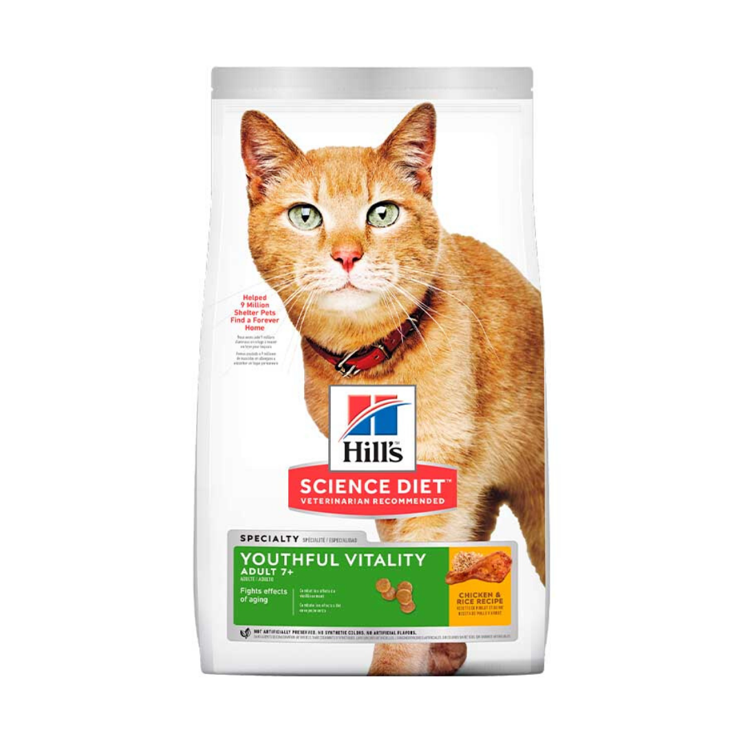 HILLS GATO YOUTHFUL VITALITY ADULTO 7+ 3 LB