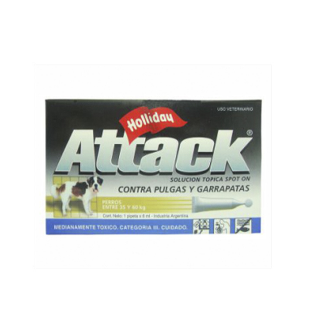 ATTACK PERRO 35 A 60 KG 6 ML