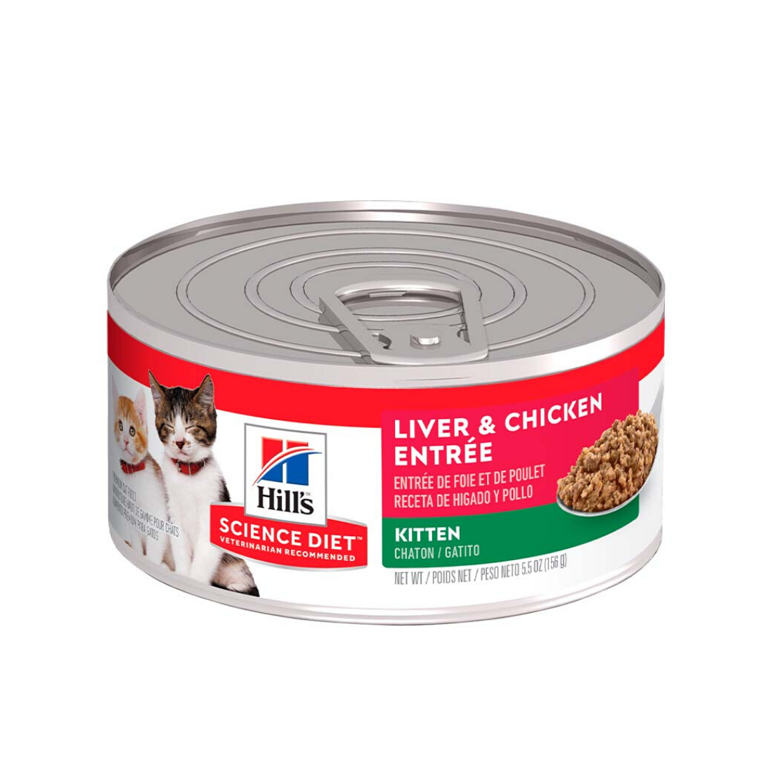 HILLS LATA KITTEN LIVER & CHICKEN 5.5 OZ