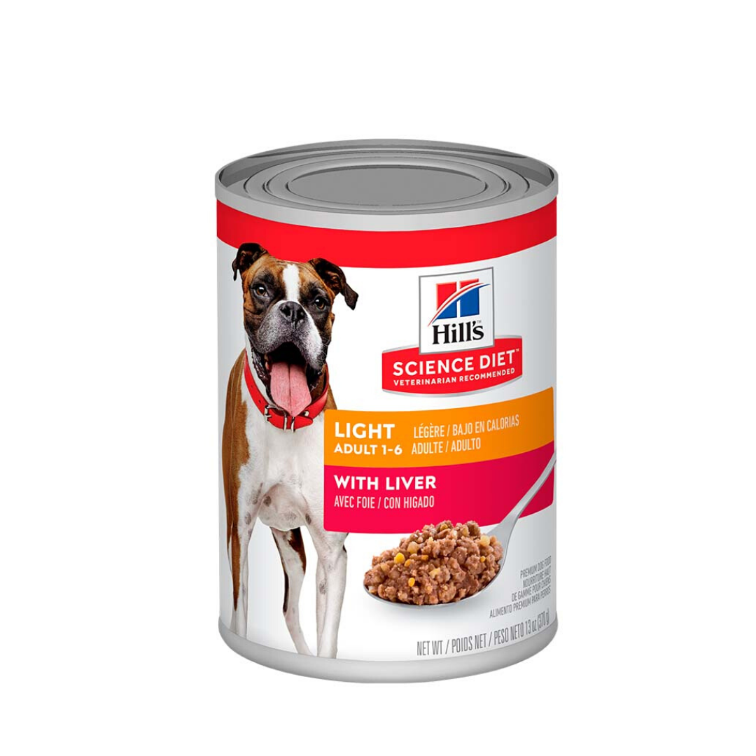 HILLS LATA PERRO ADULTO 1-6 LIGHT 13 OZ