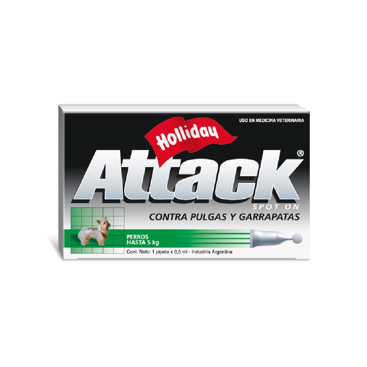 ATTACK PERRO 0 A 5 KG 0,5 ML