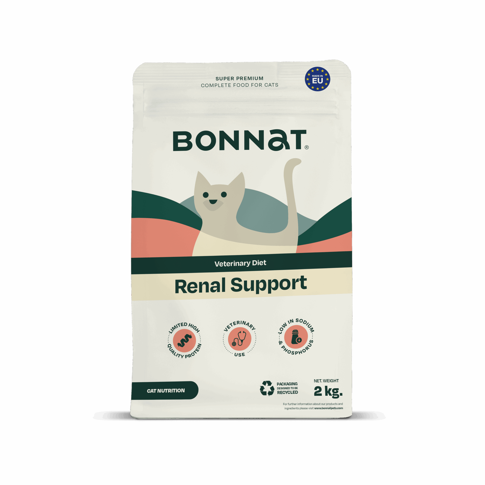 BONNAT VETERINARY GATO ADULTO RENAL 2 KG