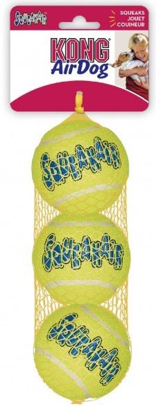 JUGUETE KONG SQUEAK AIR PELOTA X3 MEDIUM
