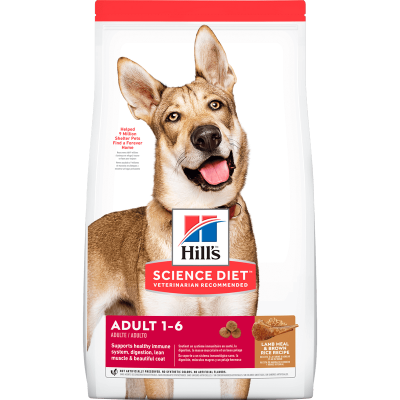 HILLS PERRO ADULTO 1-6  LAMB RICE (CORDERO Y ARROZ)