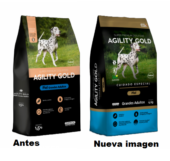Agility Gold Perro Grandes Adultos Piel