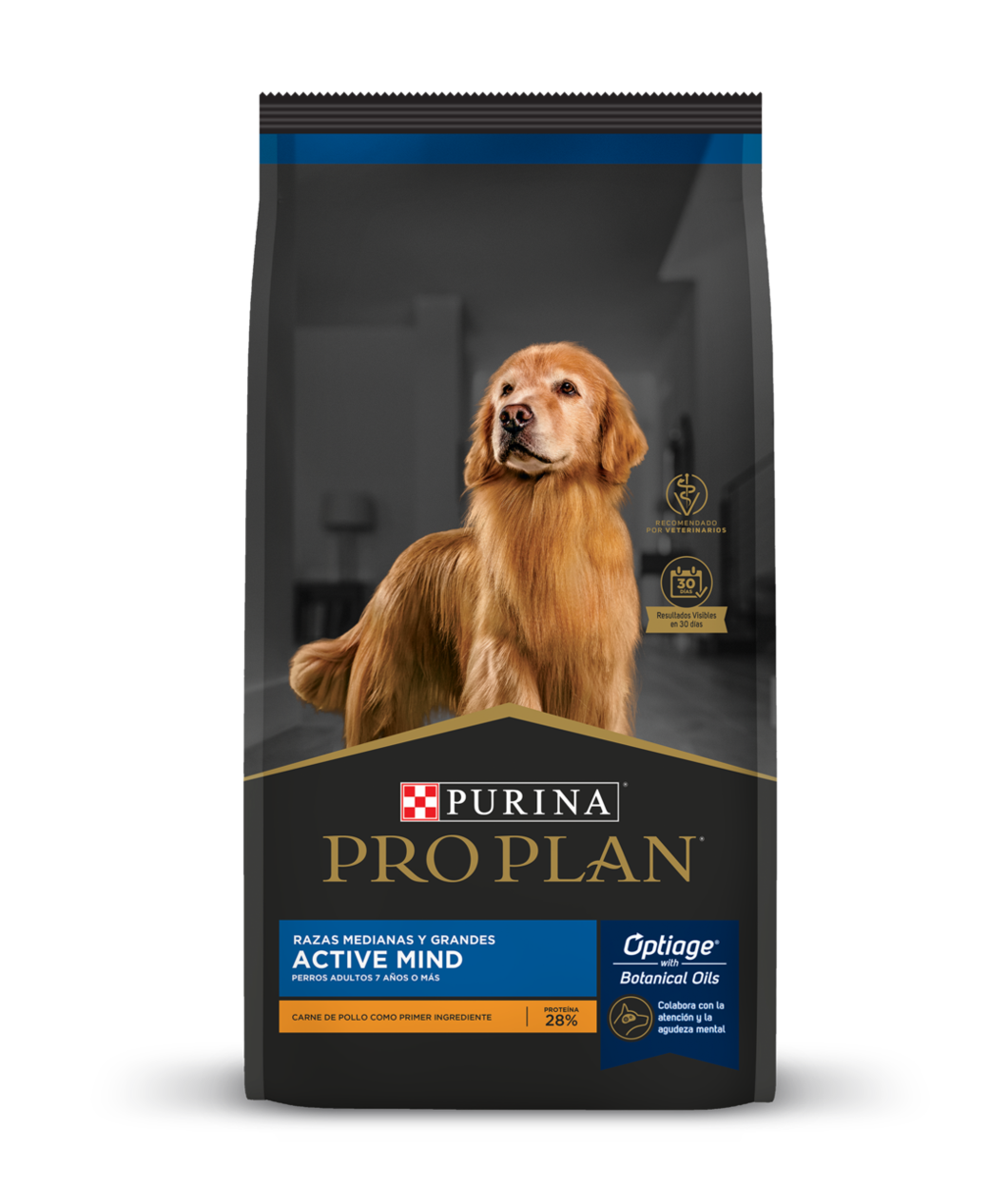 PRO PLAN Perro Adulto Active Mind Raza Medianas y Grandes 3 - 13 KG