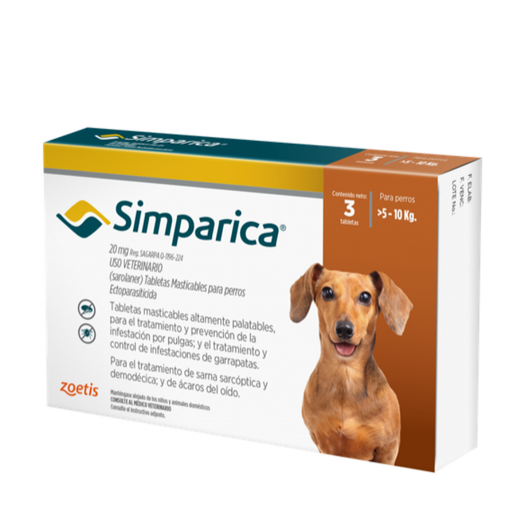 SIMPARICA 20 Mg UNIDAD