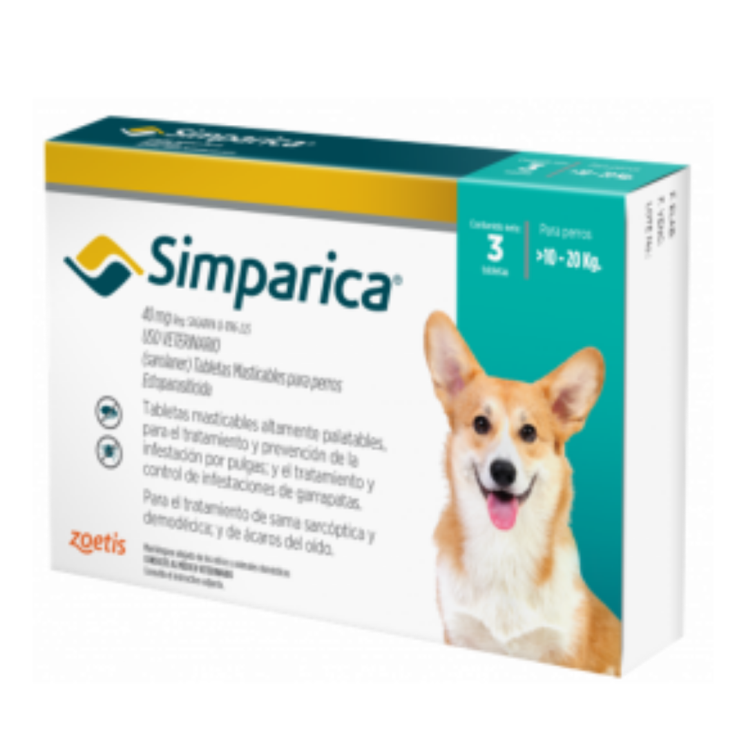 SIMPARICA 40 Mg UNIDAD