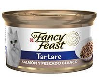 FANCY FEAST GATO  Tartare Salmón y Pescado Blanco 85 GR