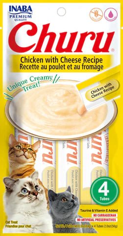 CHURU GATO POLLO Y QUESO 4 UNIDADES