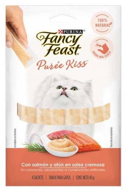 FANCY FEAST GATO SALMON Y ATUN 40 GR (4 SACHETS) PURINA