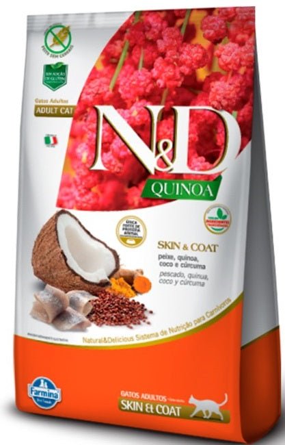 N&D GATO QUINOA ADULTO SKIN COAT
