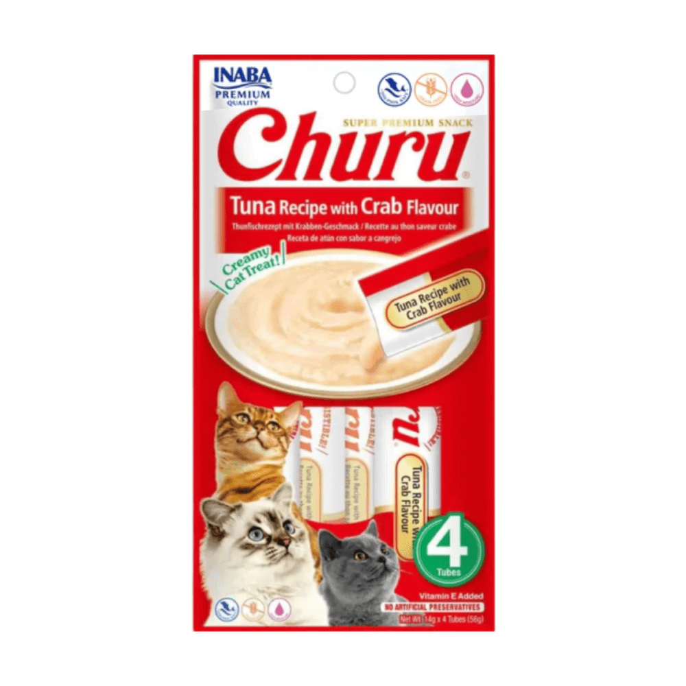 CHURU GATO ATUN Y CANGREJO 4 UNIDADES