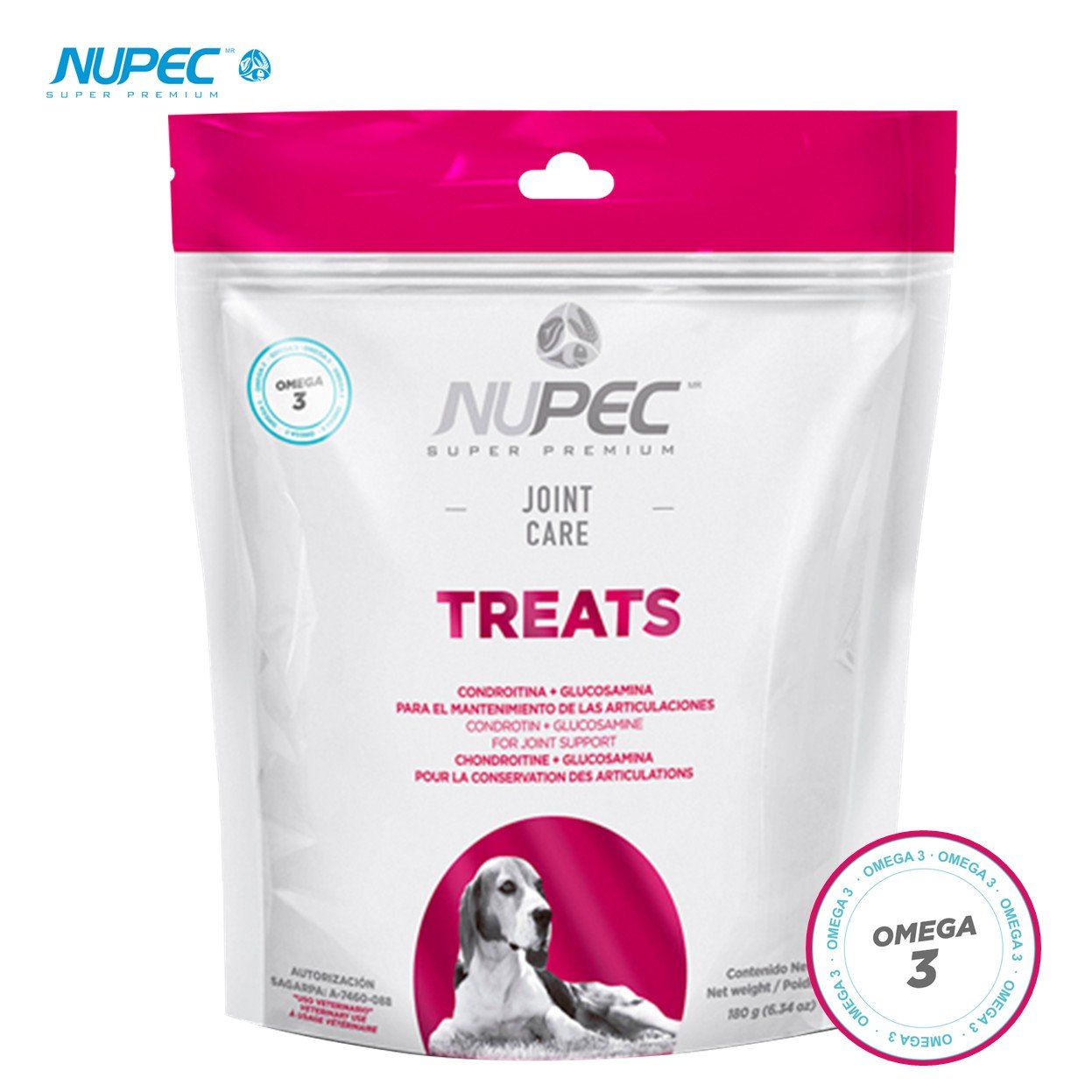 NUPEC Joint Care 180 g | Premios Funcionales para la Salud Articular de Perros