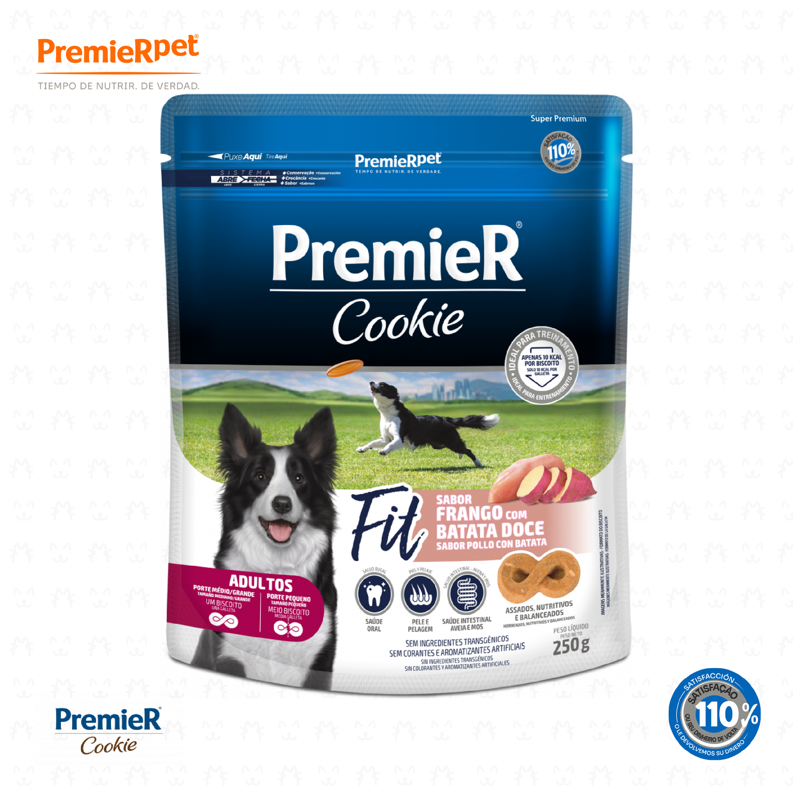 PREMIER Cookie Perros Adult Fit Pollo con Batata 250 gr